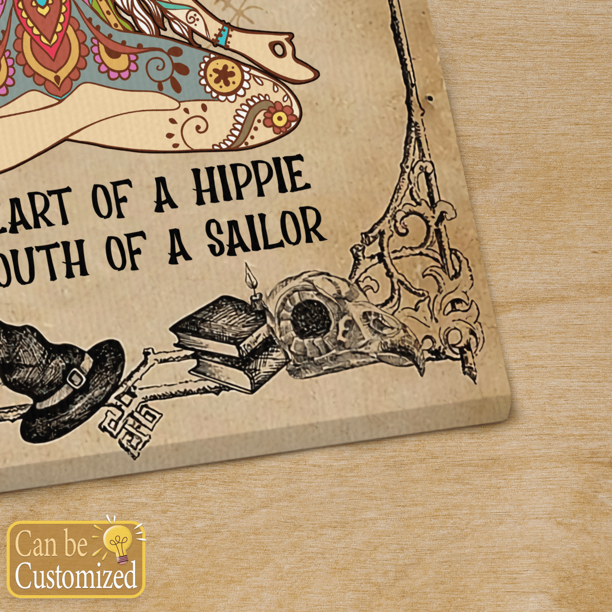 The Soul Of A Witch - Personalized Canvas