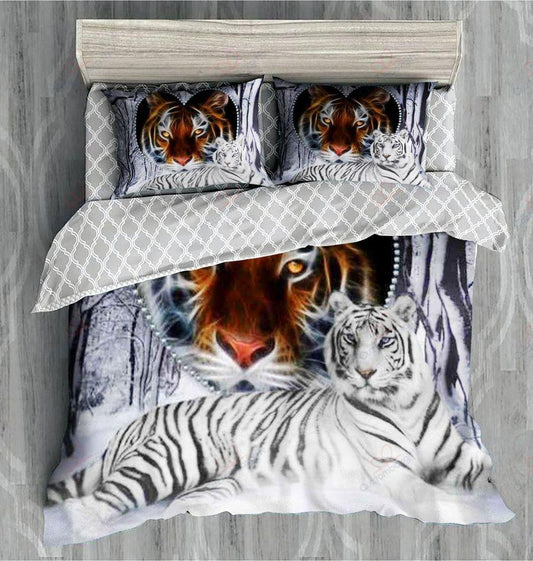 White Tiger Power Bedding Set SU200602