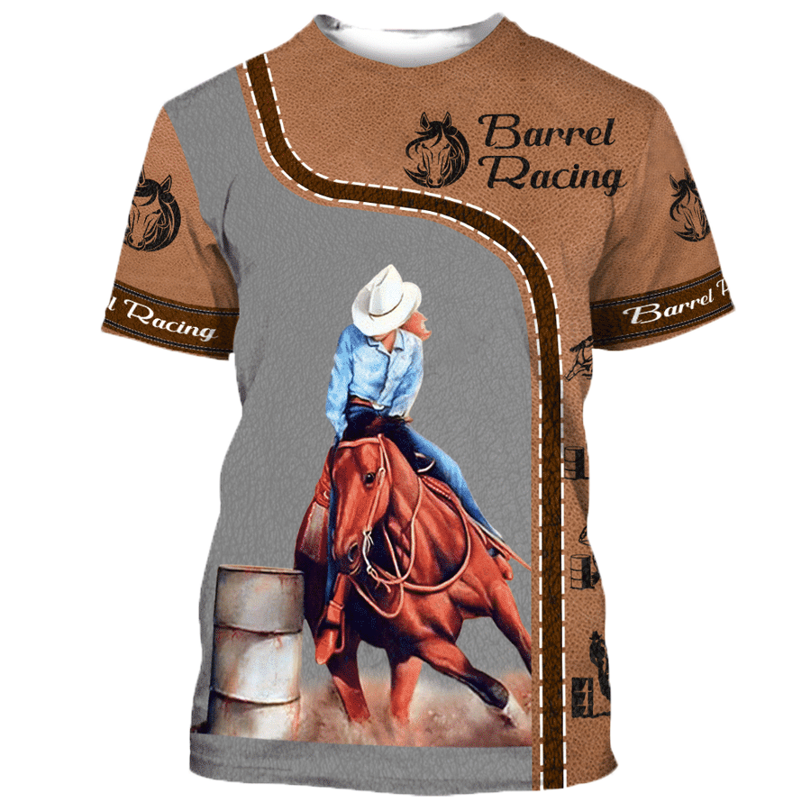 Barrel Racing Horse 3D All Over Printed Shirts For Men And Women TN