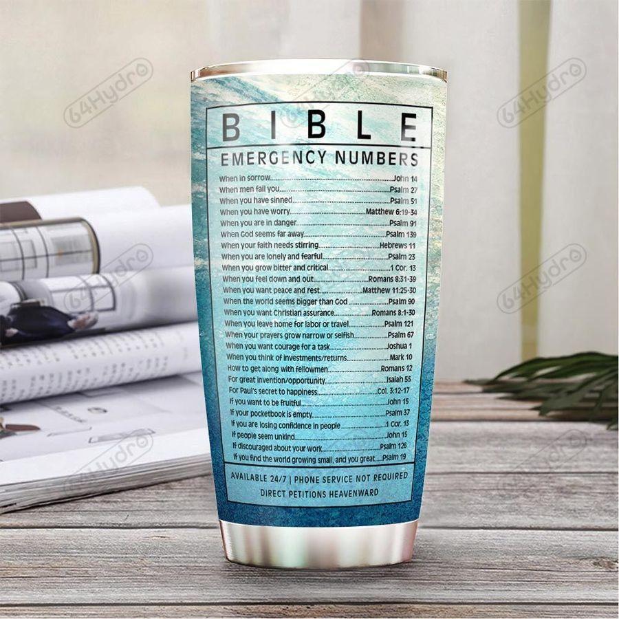 Bible Jesus Personalized Stainless Steel Tumbler TA