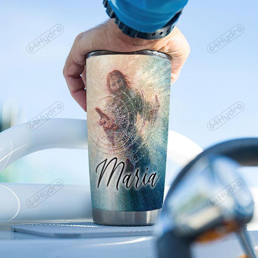 Bible Jesus Personalized Stainless Steel Tumbler TA