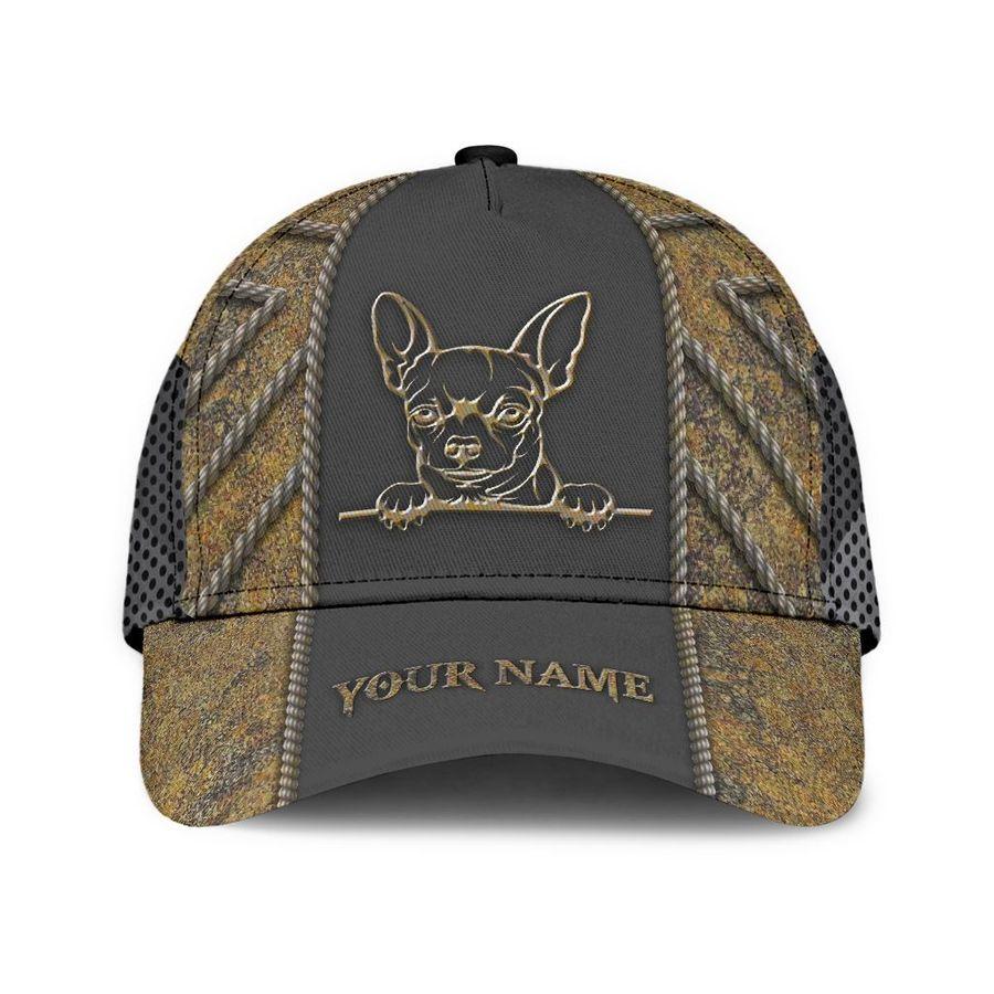 Personalized Chihuahua 3D Printed Cap