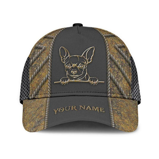 Personalized Chihuahua 3D Printed Cap