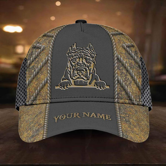 Personalized Pitbull 3D Printed Cap