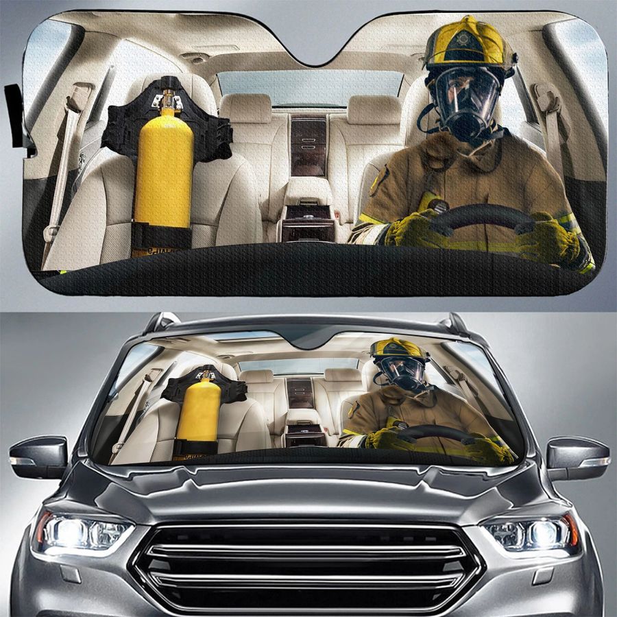 Firefighter Car Windshield Sunshades 13082101.CTQH