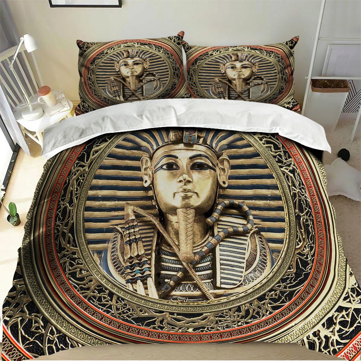 Ancient Egypt Pharaoh Bedding Set