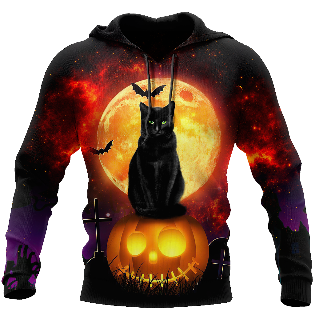 Halloween Black Cat 3D For Men And Woman AM072084-LAM