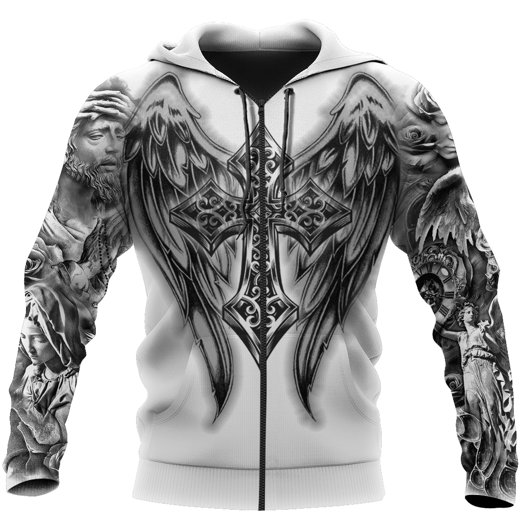 Wings of God Gothic Vibe - Christian - 3D All Over Printed Style for Men and Women