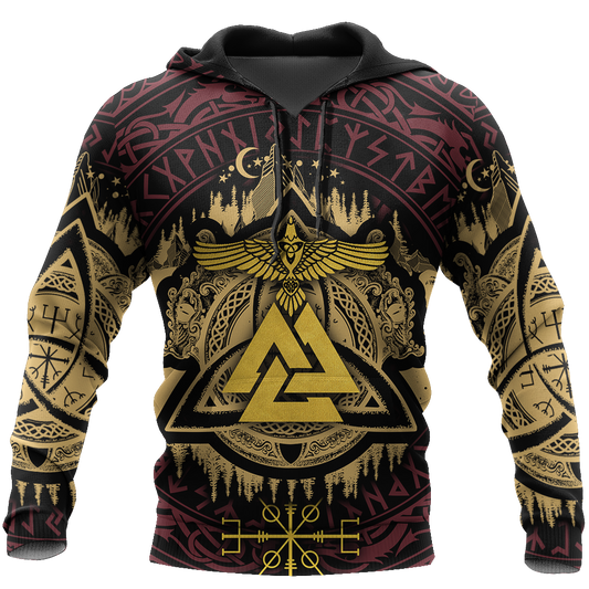 Valknut Viking All Over - Amaze Style™-ALL OVER PRINT HOODIES