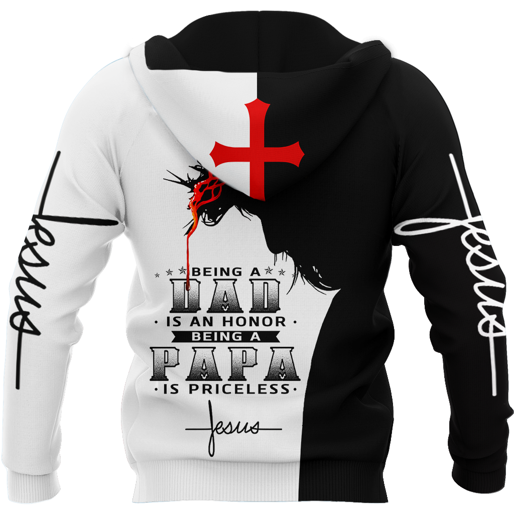 Being a Dad is an Honor Being a Papa is Priceless All Over Printed Shirt