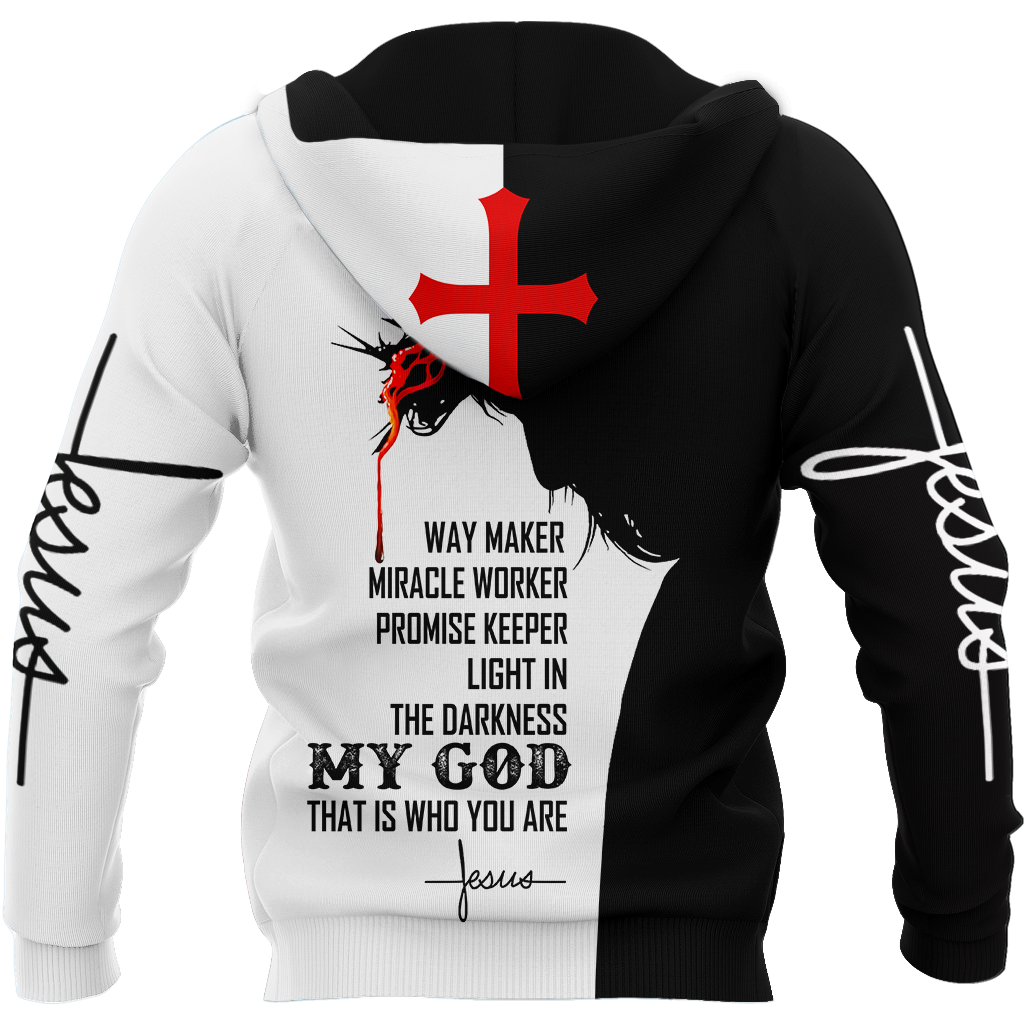 Way Maker Miracle Worker Promise Keeper Light In The Darkness - Amaze Style™-Apparel