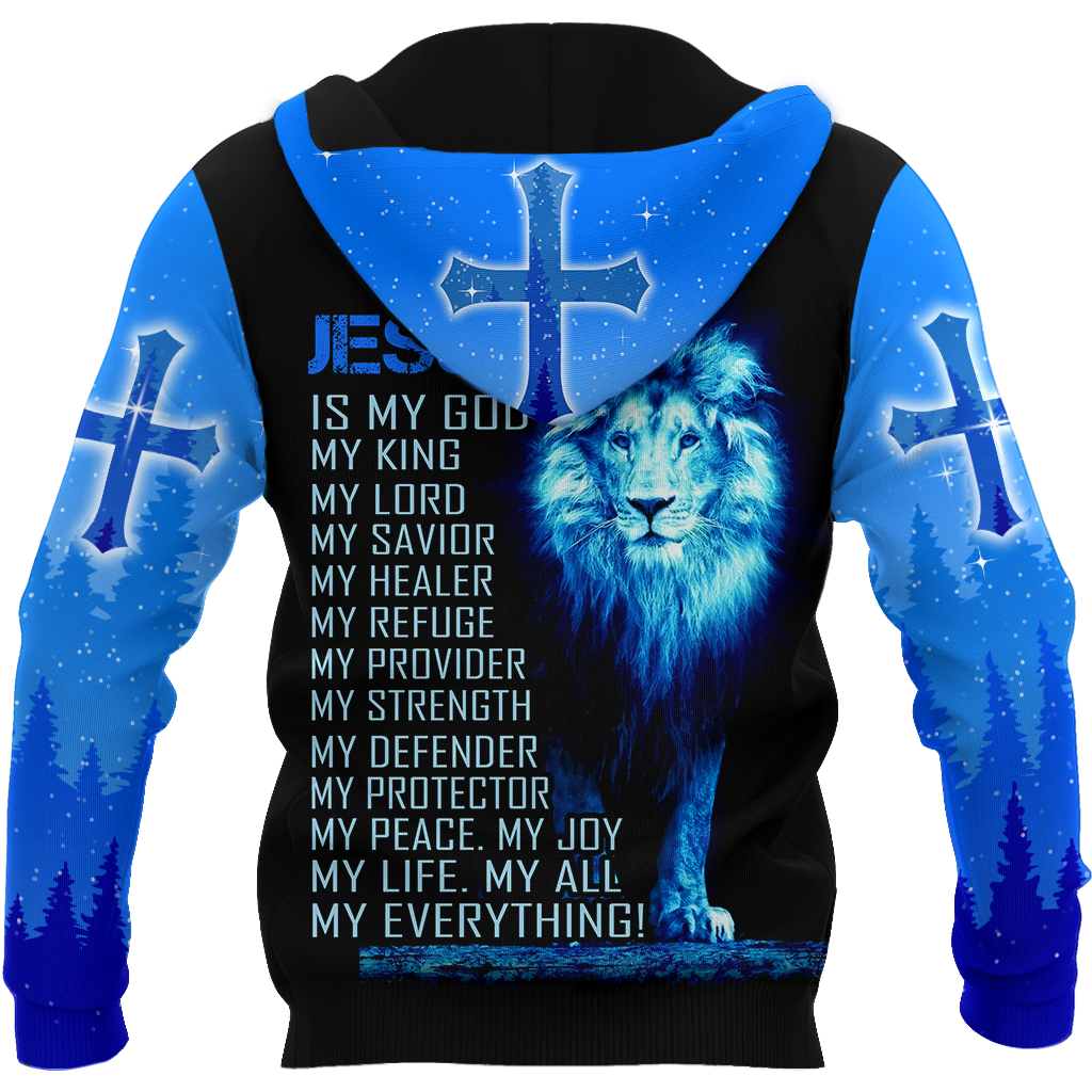 A JESUS GOD JESUS IS MY EVERYTHING ALL OVER PRINTED SHIRTS - Amaze Style™-Apparel