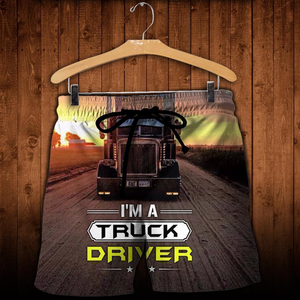 3D All Over Printed Truck-Apparel-6teenth World-SHORTS-S-Vibe Cosy™