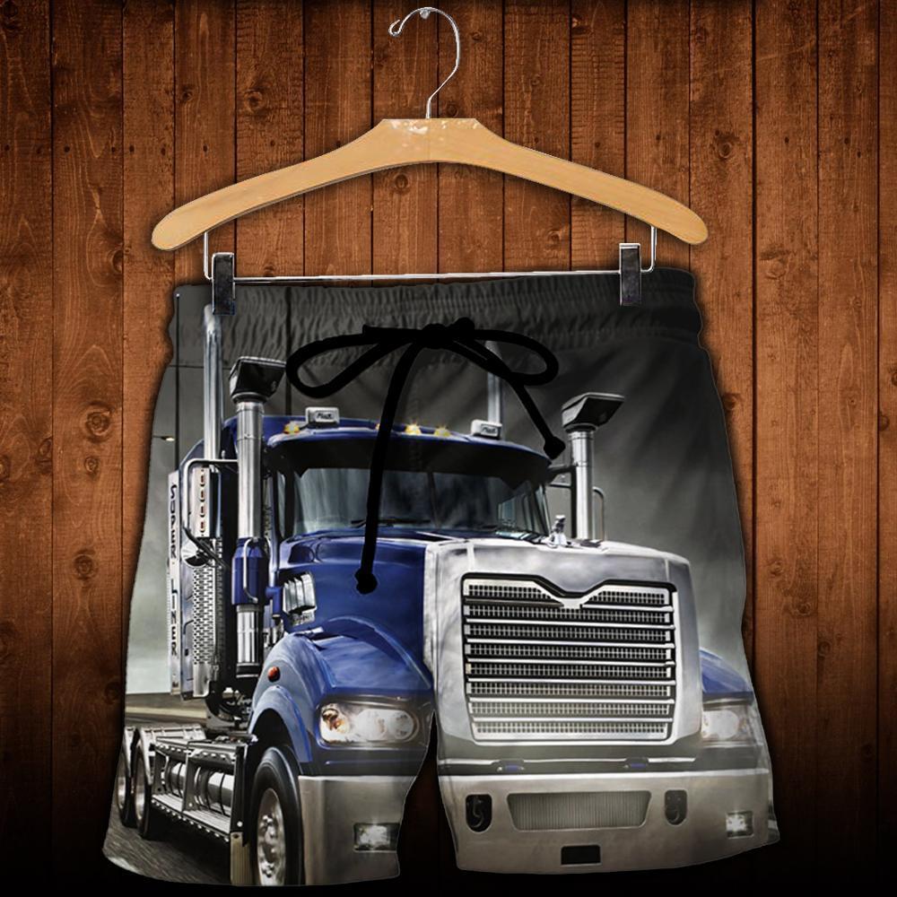 3D All Over Printed Truck In Road Clothes-Apparel-6teenth World-SHORTS-S-Vibe Cosy™