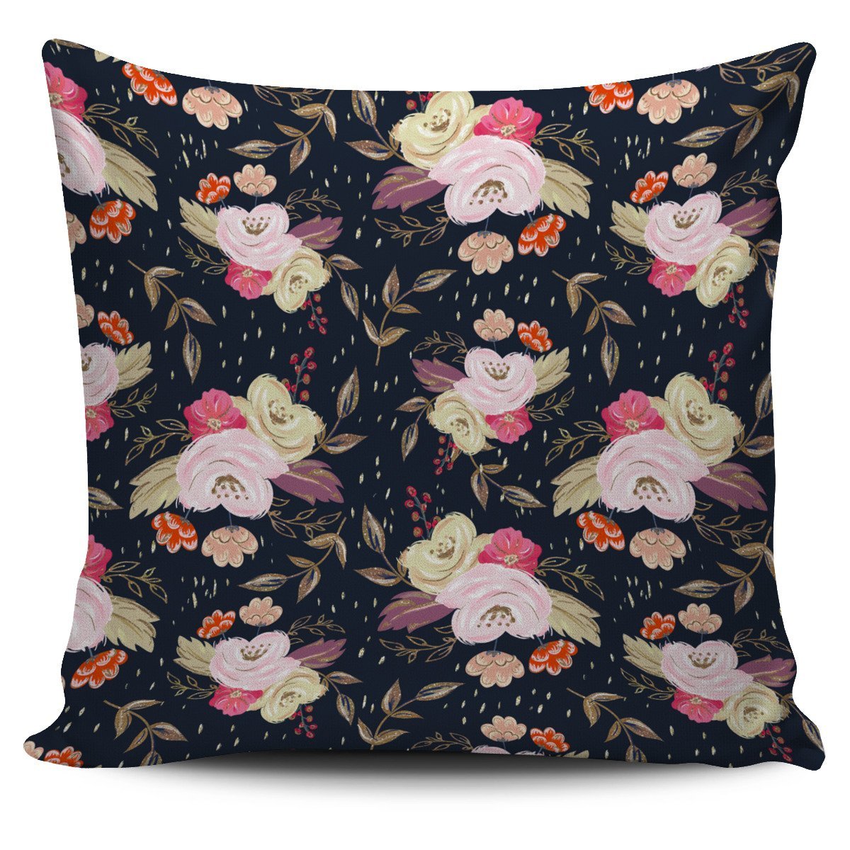 Autumn Fall Floral - Single Sided Pillow Cover-Amaze Style™-Autumn Fall Floral - Single Sided Pillow Cover-Vibe Cosy™