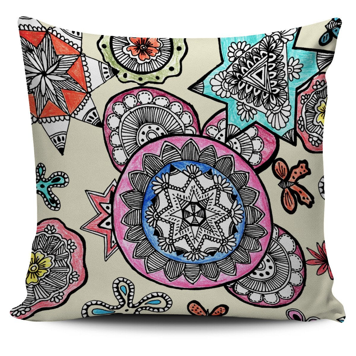AkrutiArtz Random Mandala Pillow Cover-Amaze Style™-AkrutiArtz Random Mandala Pillow Cover-Vibe Cosy™
