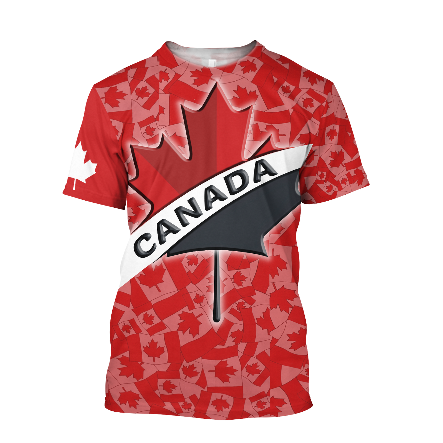 Canada All Over Print 3d all over printed maple leaf spider HHT10072015