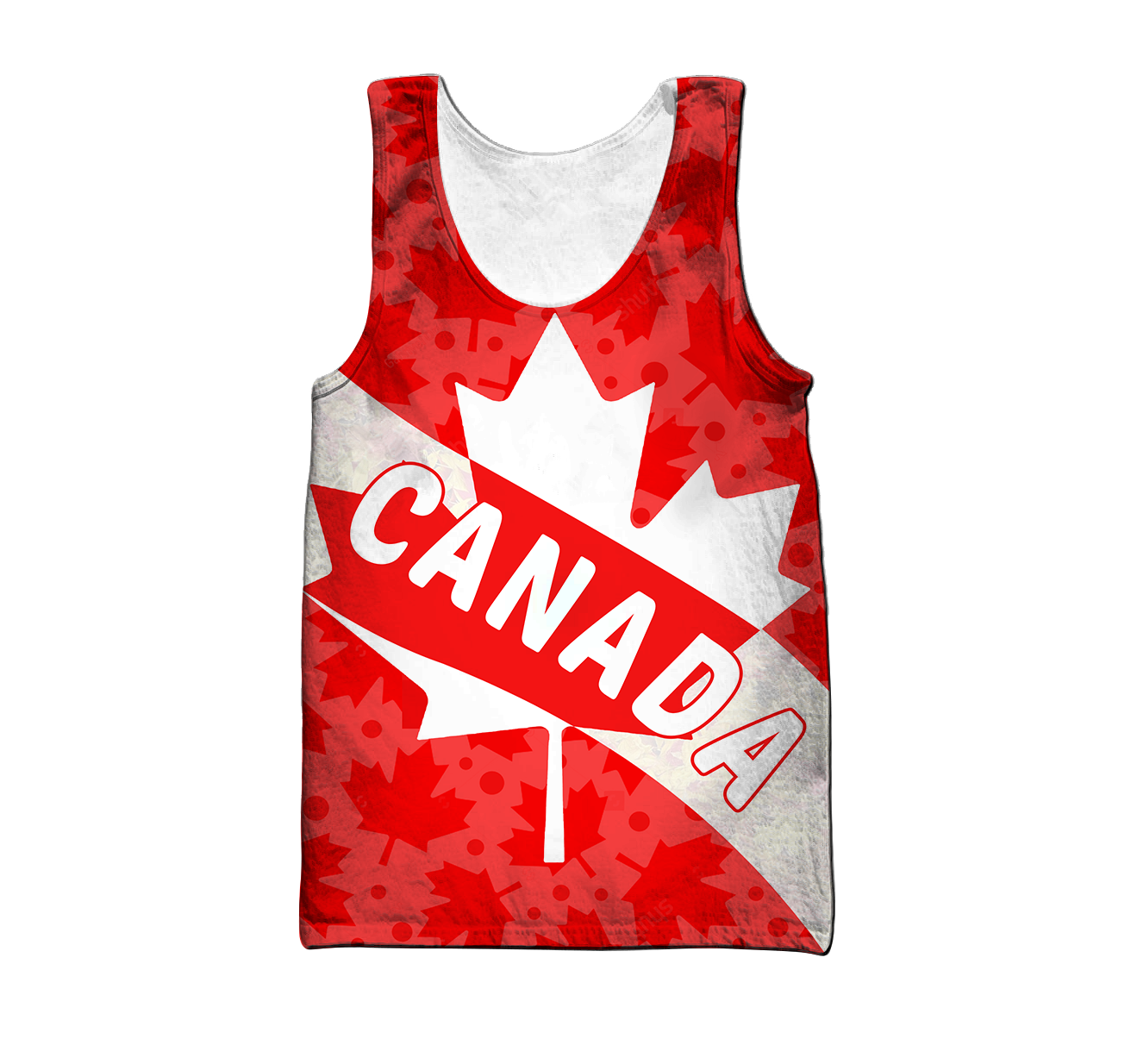 Canada All Over Print Hoodie Maple Leaf