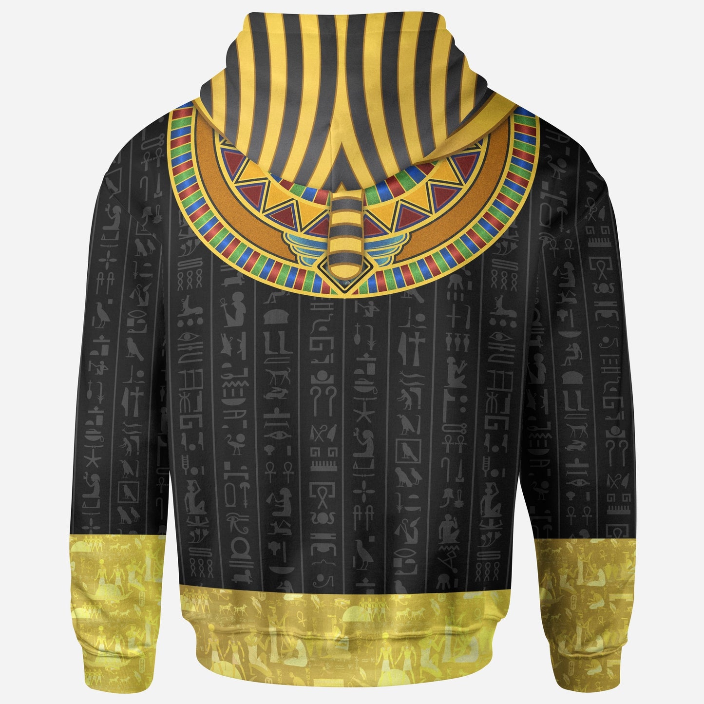 African Hoodie - Pharaoh Cosplay All Over Hoodie - Amaze Style™-ALL OVER PRINT HOODIES (A)