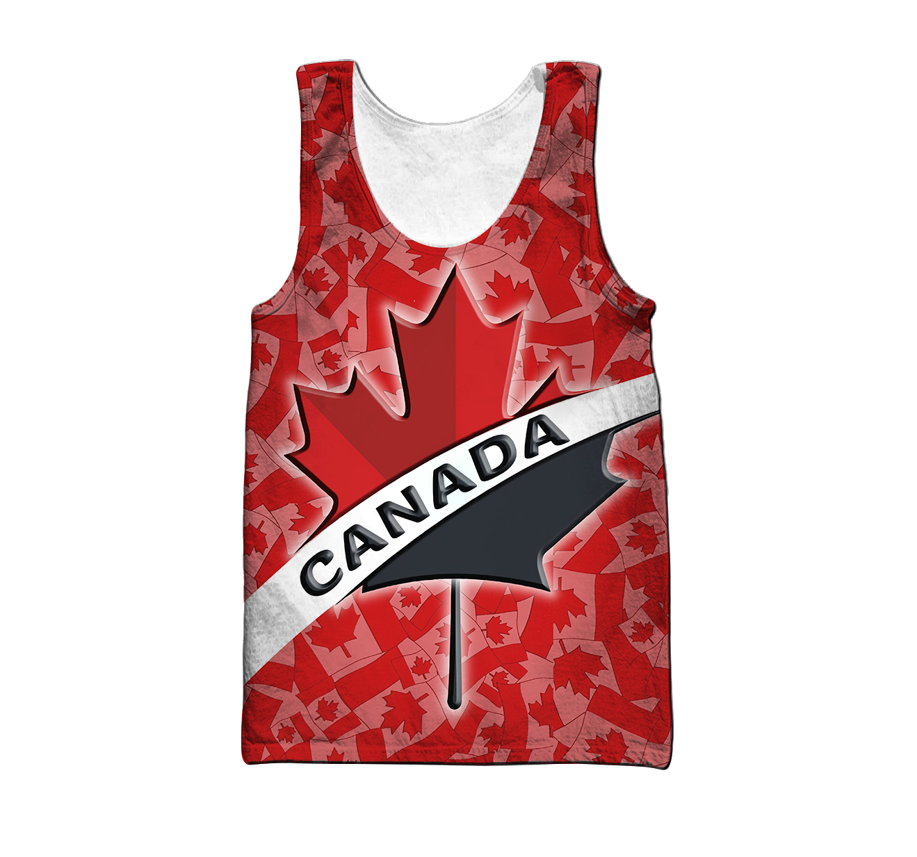 Canada All Over Print 3d all over printed maple leaf spider HHT10072015