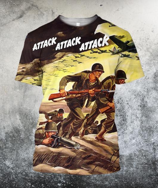 Beautiful World War II Shirts - Amaze Style™-Apparel