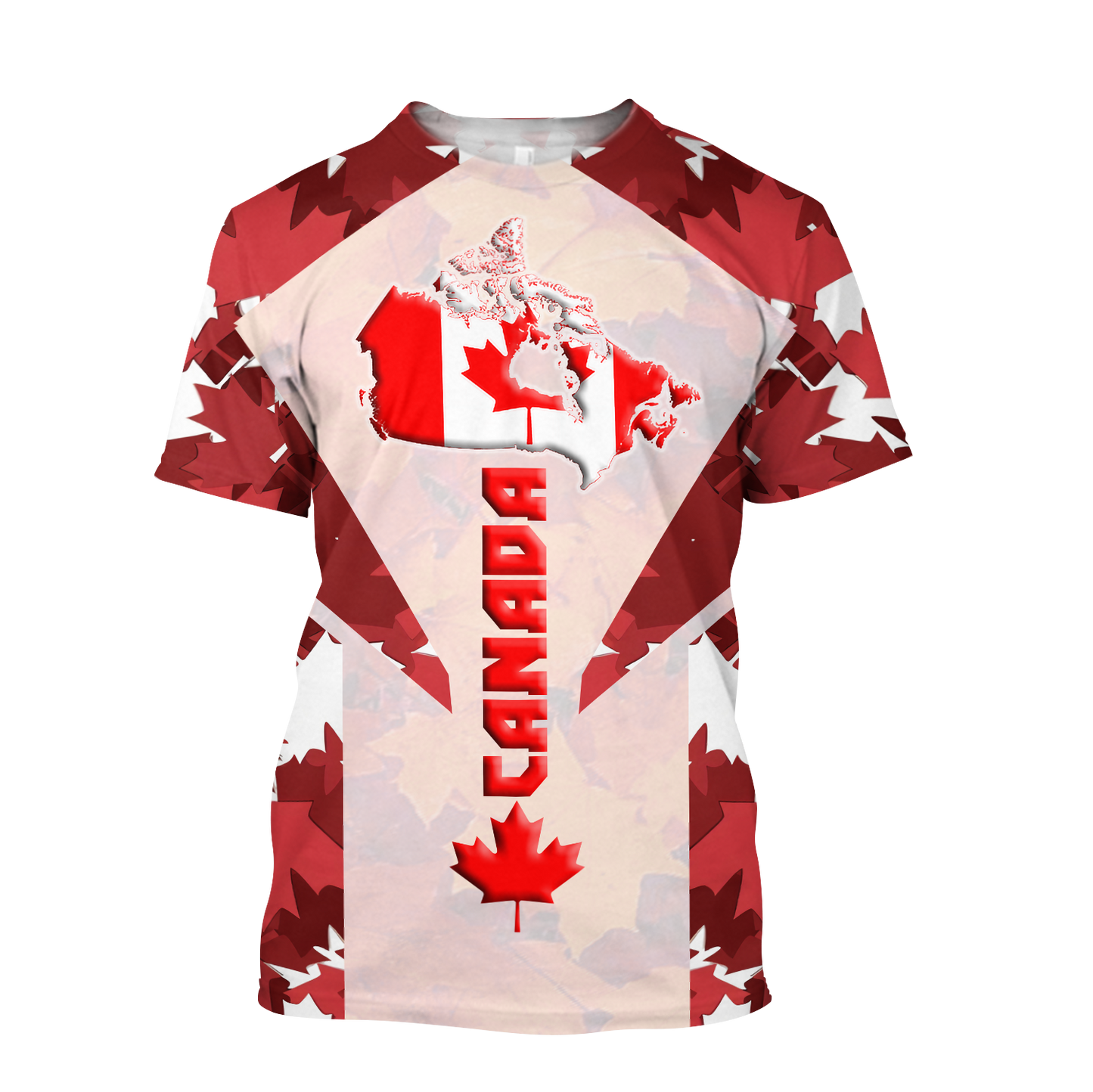 Canada 3dall over printed maple leaf generation