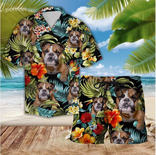 Awesome Bulldogs Combo Hawaii AM072035 - LAM-Apparel-LAM-Hawaii Shirt-S-Vibe Cosy™