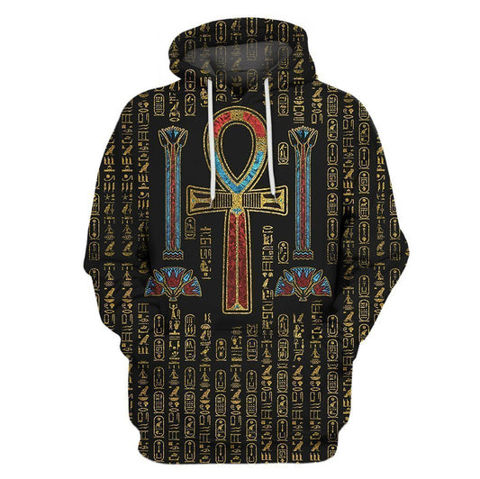All Over Printed Egyptian Cross Ankh - Amaze Style™-Apparel