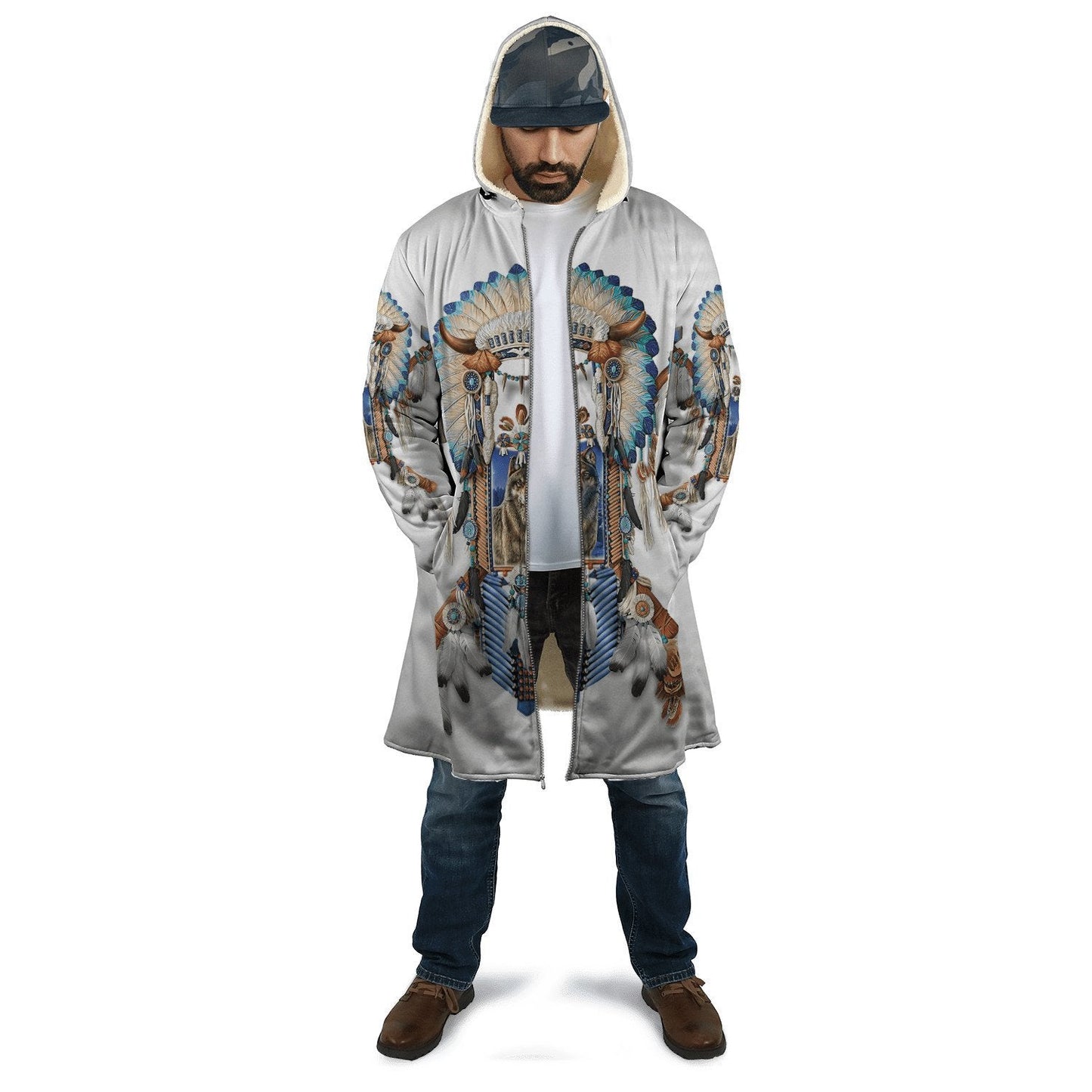 Wolf Native American 3D All Over Printed Unisex Shirts