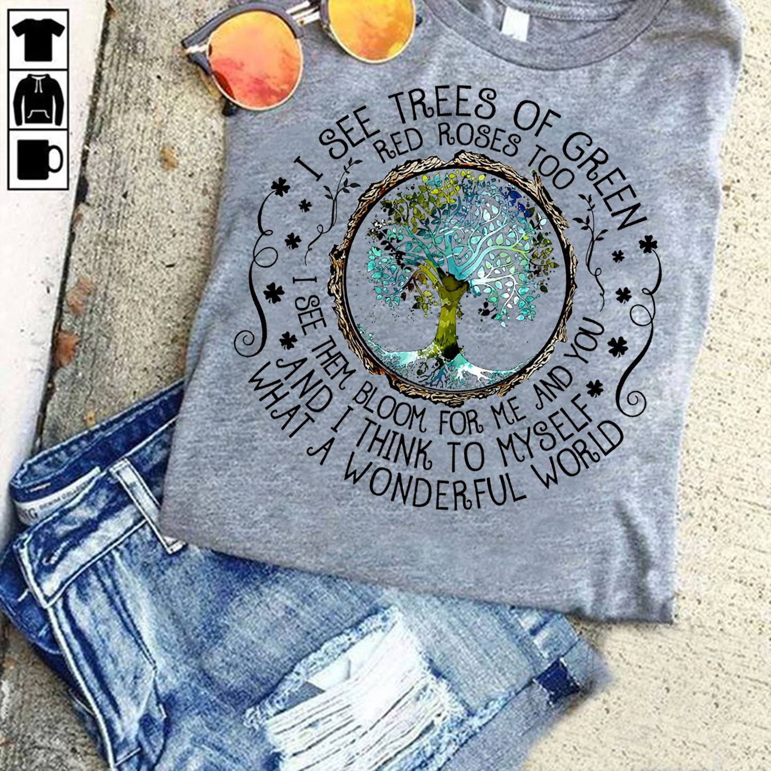What a wonderful World - Premium Unisex Shirt