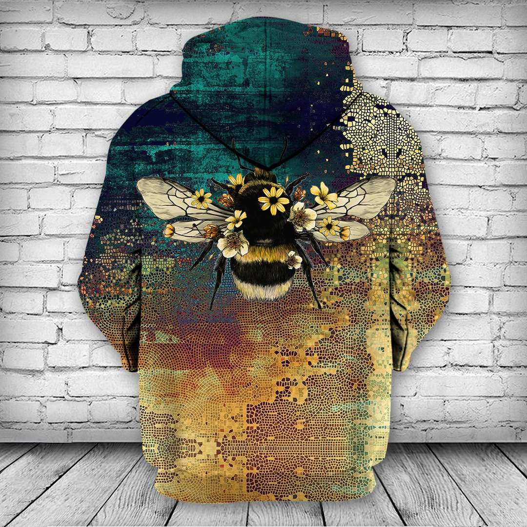 Bee 3D All Over Print Hoodie MP849 - Amaze Style™-Apparel