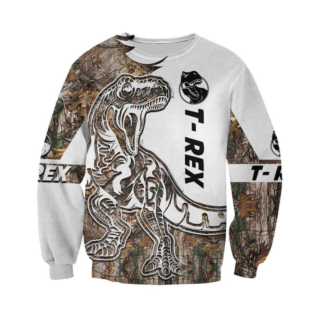 TYRANNOSAURUS REX CAMO 3D ALL OVER PRINTED SHIRTS MP901 - Amaze Style™-Apparel