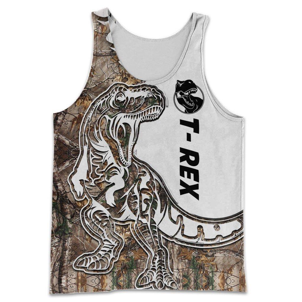 TYRANNOSAURUS REX CAMO 3D ALL OVER PRINTED SHIRTS MP901 - Amaze Style™-Apparel