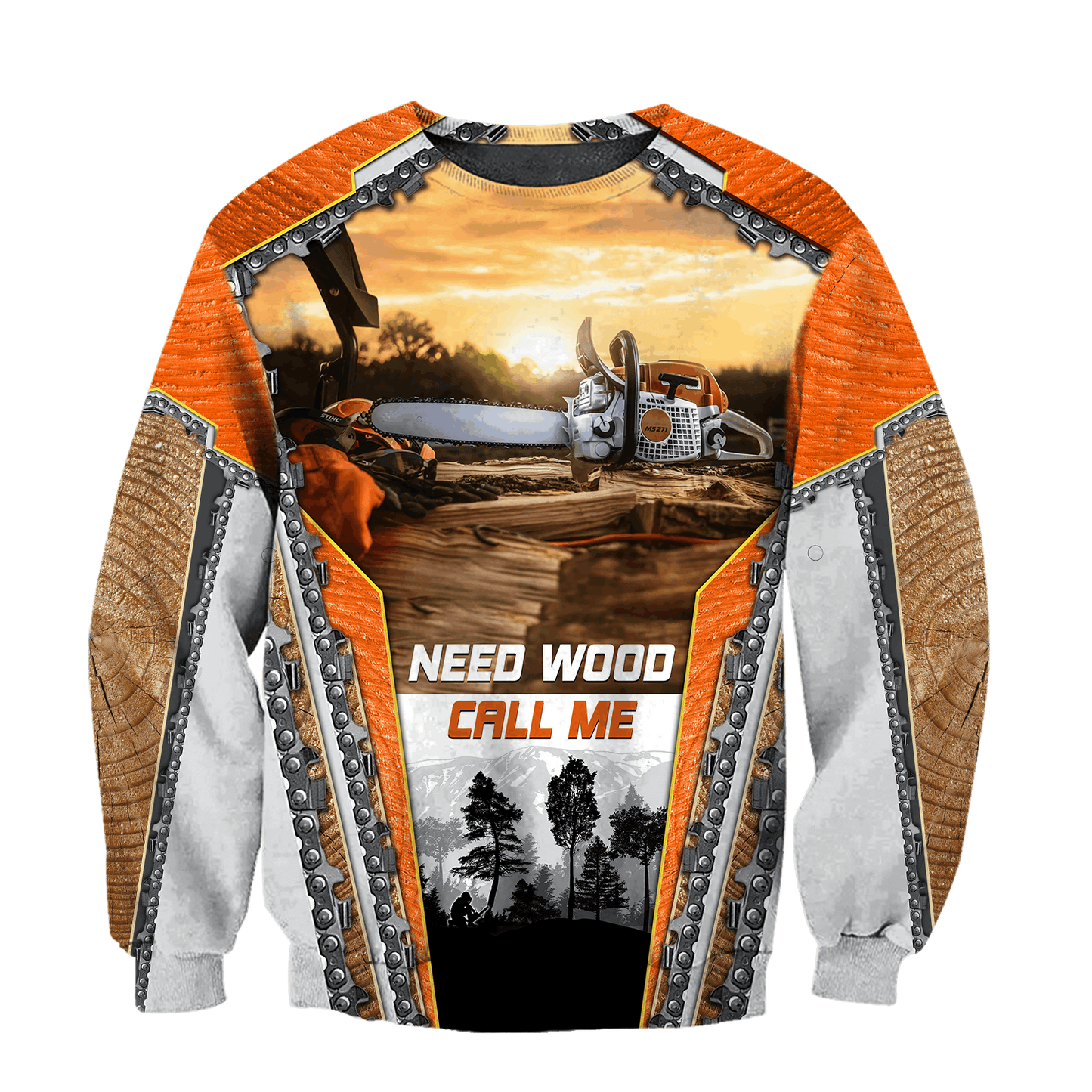 BEAUTIFUL CHAINSAW ART 3D ALL OVER PRINTED SHIRTS AZ281101 - Amaze Style™-Apparel