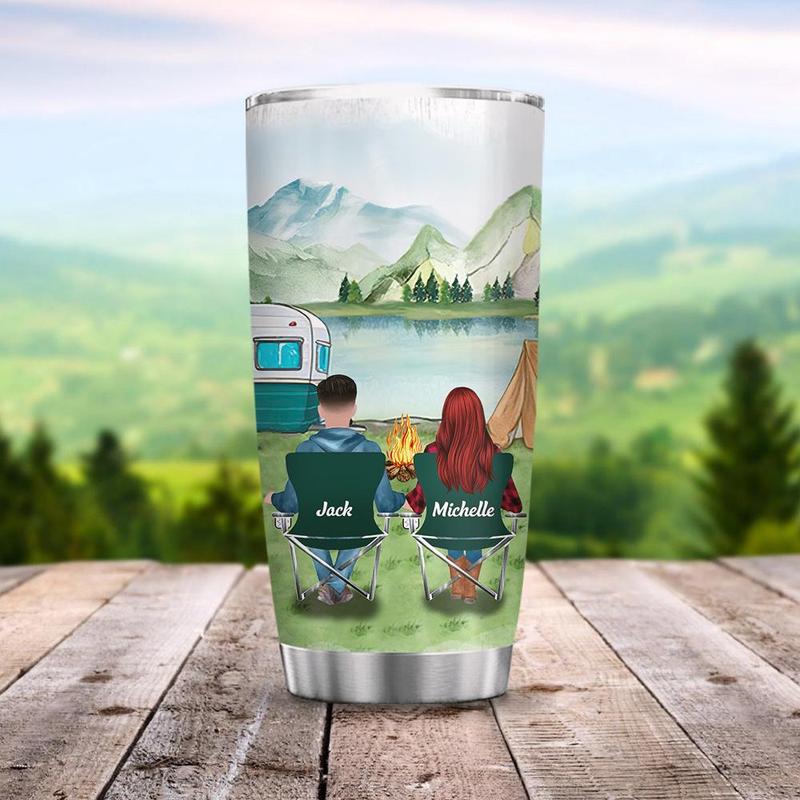 Camping Partners for Life Beebuble Stainless Steel Tumbler Personalize
