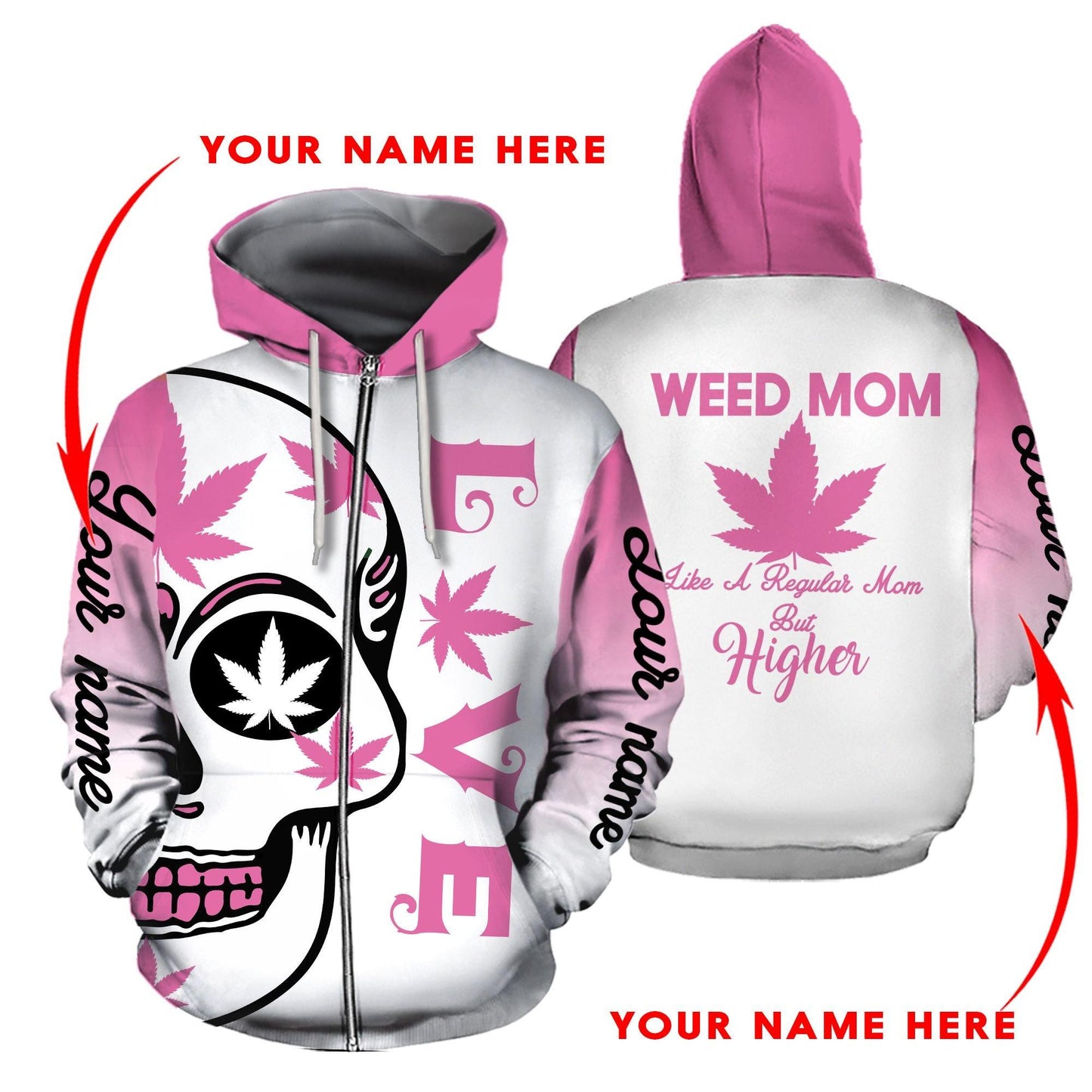 ™ 420 Hoodie Weed Mom 3D all over print HD00616