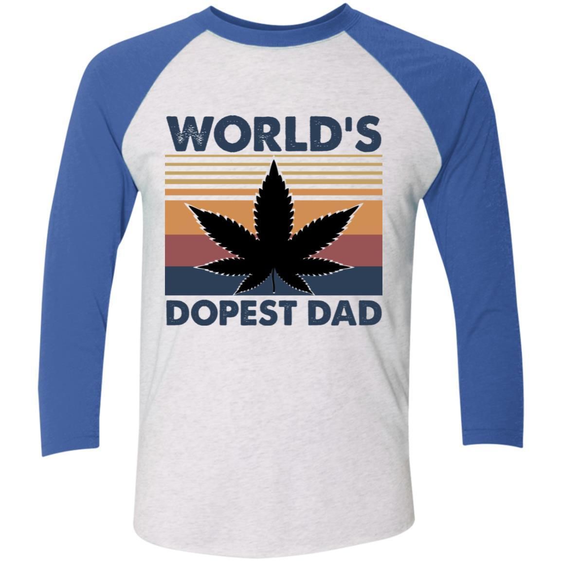 World's Dopest Dad Weed Marijuana Cannabis Funny Shirts