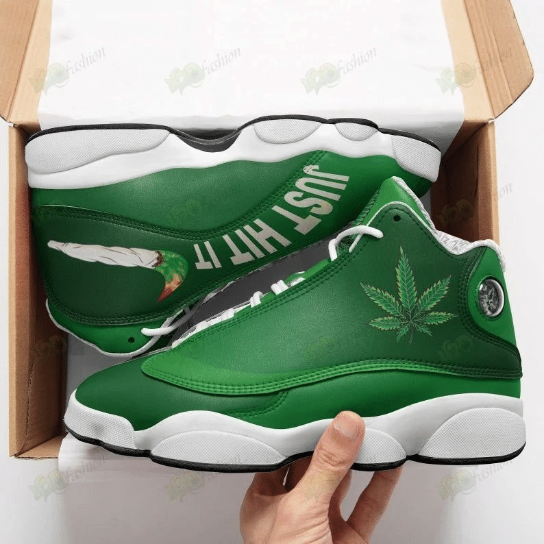 WEED AIR JORDAN 13 SNEAKERS JD13 XIII SHOES 18092106.CXT