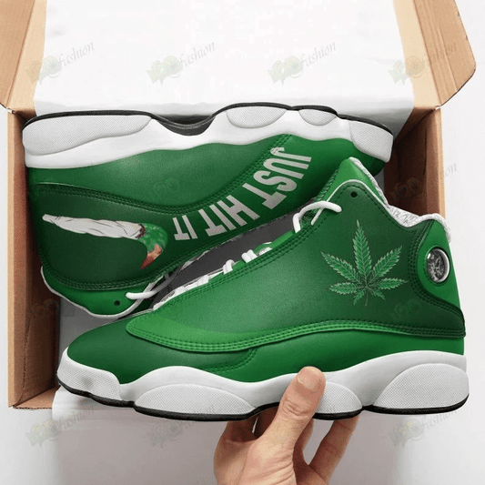 WEED AIR JORDAN 13 SNEAKERS JD13 XIII SHOES 18092106.CXT