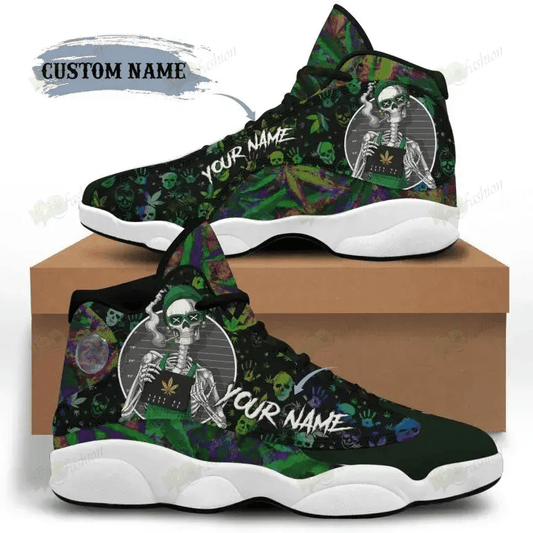 WEED AIR JORDAN 13 SNEAKERS JD13 XIII SHOES 18092103.CXT