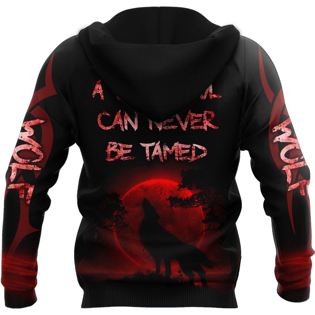 Wolf - A Wild Soul Can Never Be Tamed 3D All Over Printed Unisex Shirts