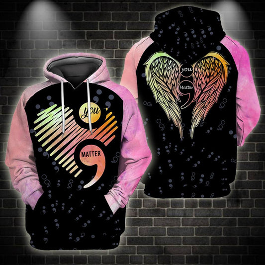 Suicide Prevention Awareness 3D All Over Printed Shirts For Men and Women DQB09112001