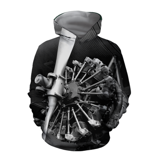 Aircraft Mechanic 3D All Over Printed Hoodie For Men and Women TN