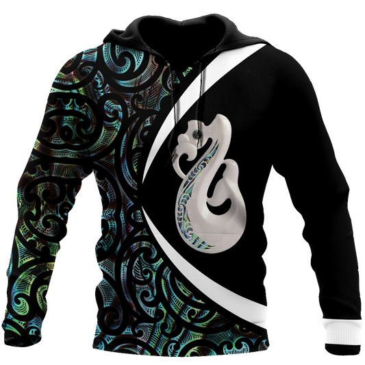 Aotearoa Manaia Silver Fern Paua Shell 3d all over printed shirt and short for man and women