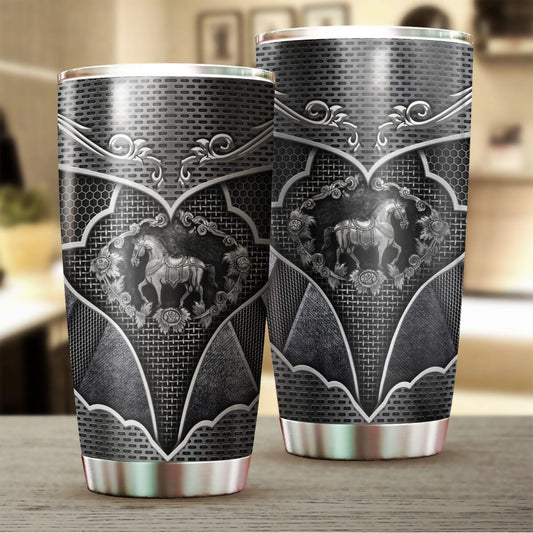 Warrior Horse Stainless Steel Tumbler