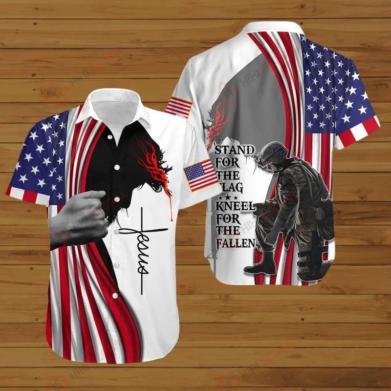 Stand  For The Flag Kneel For The Fallen 3D All Over Printed Shirts For Men and Women TA0706201