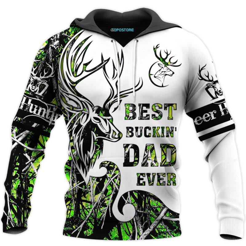 Best Buckin’ Dad Ever Deer Hunting 3D All Over Printed Shirts