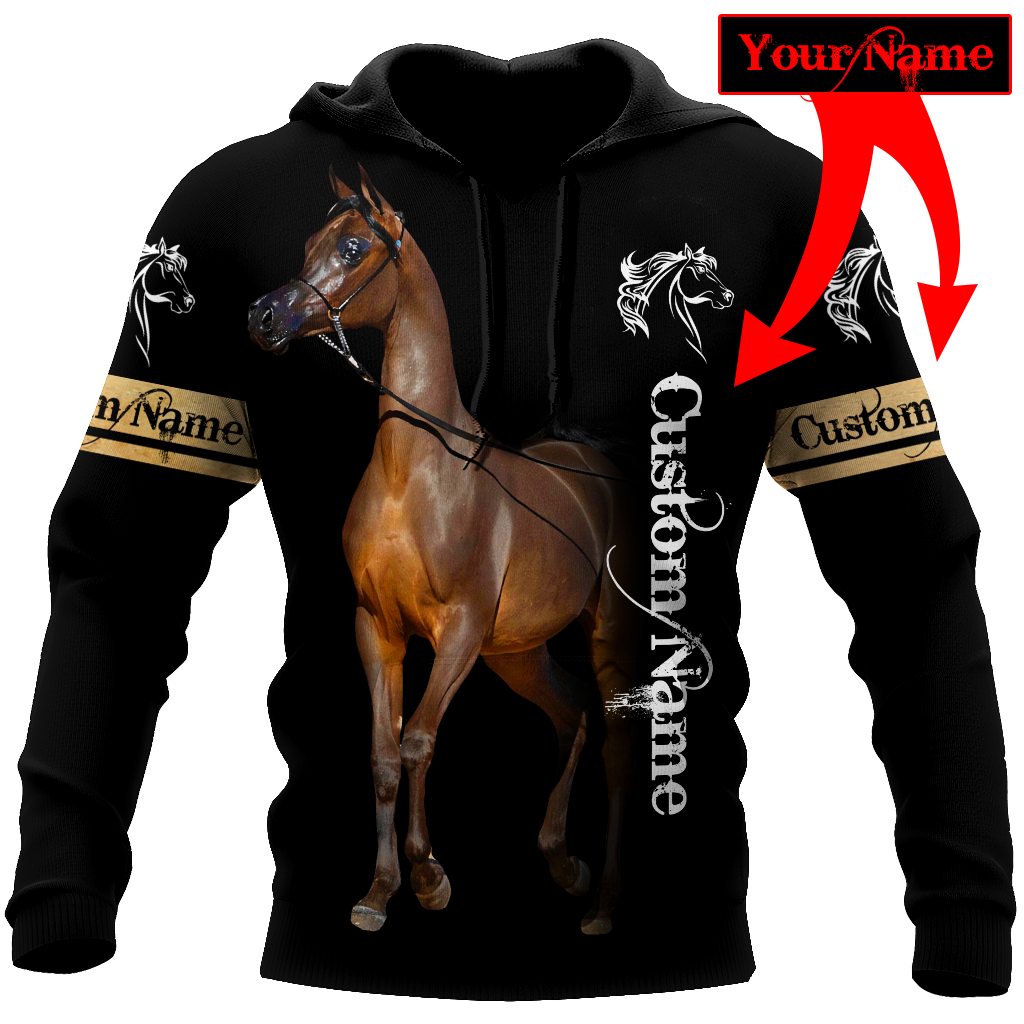 Arabian Horse Custom Name 3D All Over Printed Shirts DQB10072001