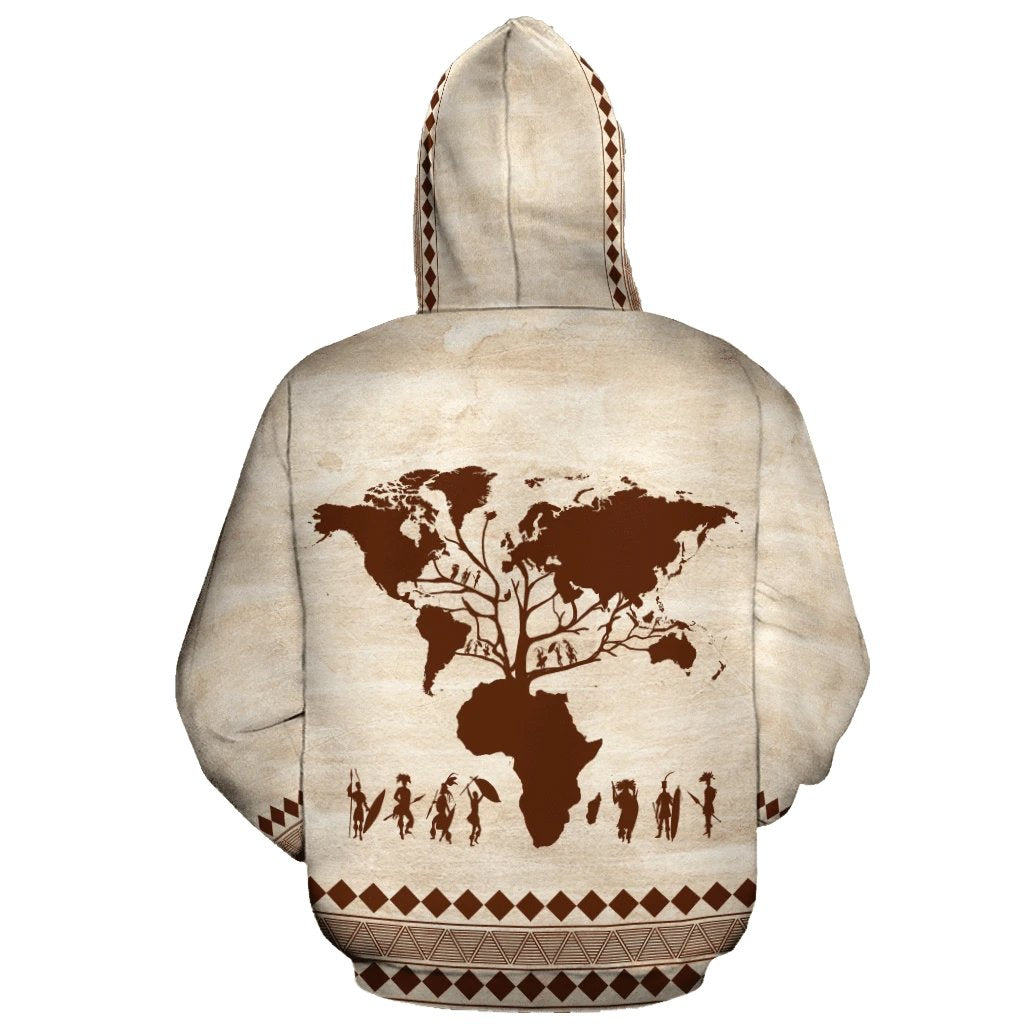 African Hoodie - Root Africa Hoodie - Amaze Style™-ALL OVER PRINT HOODIES (A)