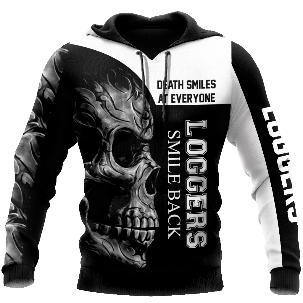 3D Logger Dead Skull Unisex Shirts